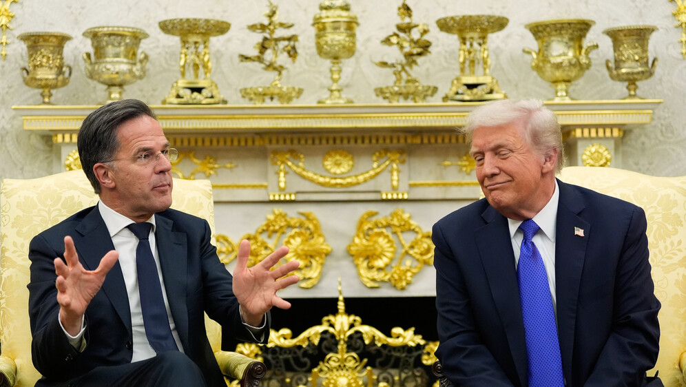 Donald Trump i Mark Rutte