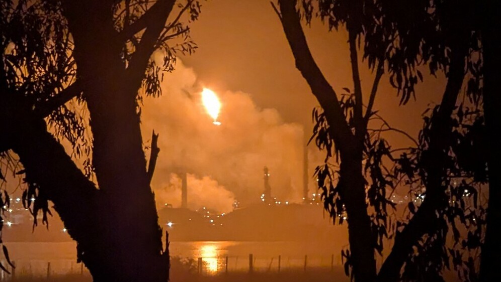 Požar u rafineriji u Geelongu