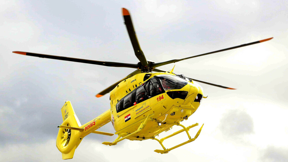 Helikopter hitne medicinske službe, ilustracija