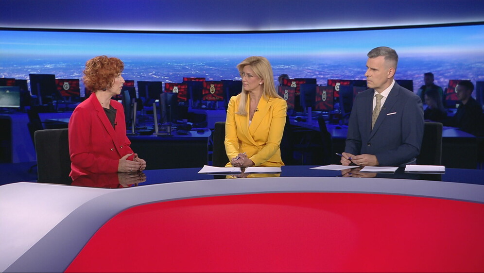 Marijana Grbeša Zenzerović i voditelji Dnevnika Nove TV