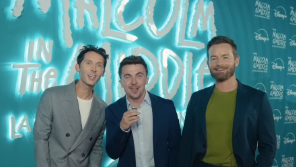 Dio originane postave serije Malcom u sredini na predstavljanju nove serije