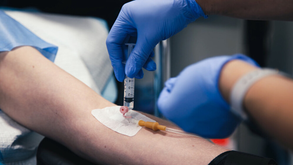 Pacijent na kemoterapiji, ilustracija