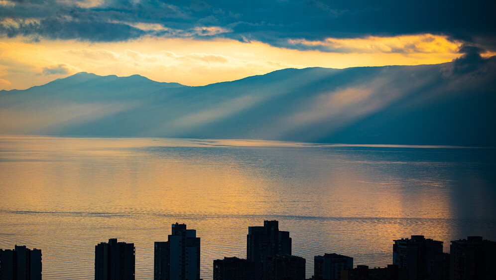 Zalazak iznad Kvarnerskog zaljeva