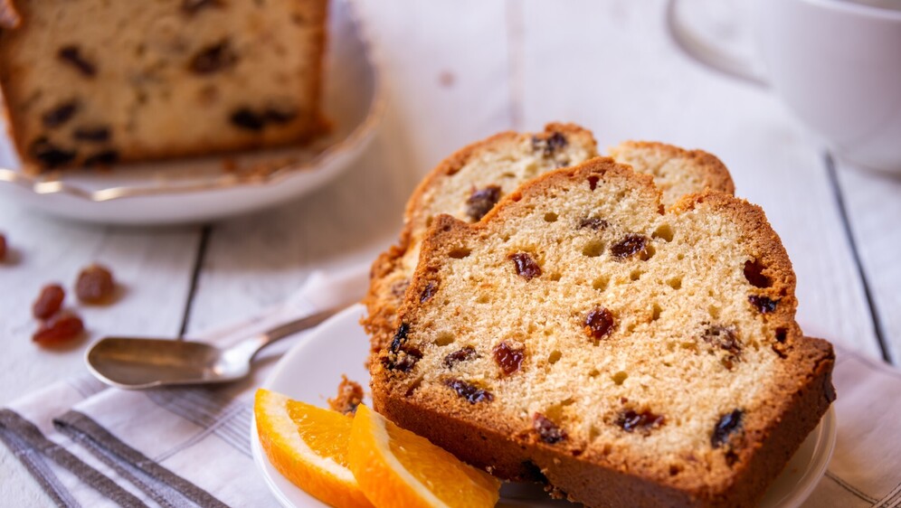 Biskvit s grožđicama