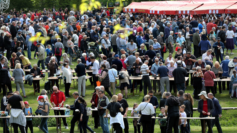 Proslava Praznika rada u parku Maksimir