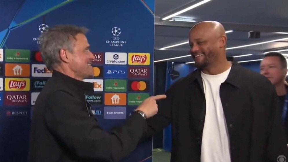 Luis Enrique i Vincent Kompany