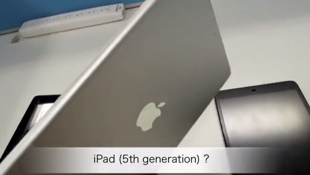 Video prikazuje novu generaciju iPada s prozirnim logom
