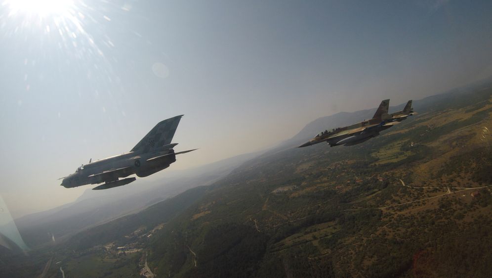 Pogled iz MiG-a (Foto: Hrvatsko ratno zrakoplovstvo )