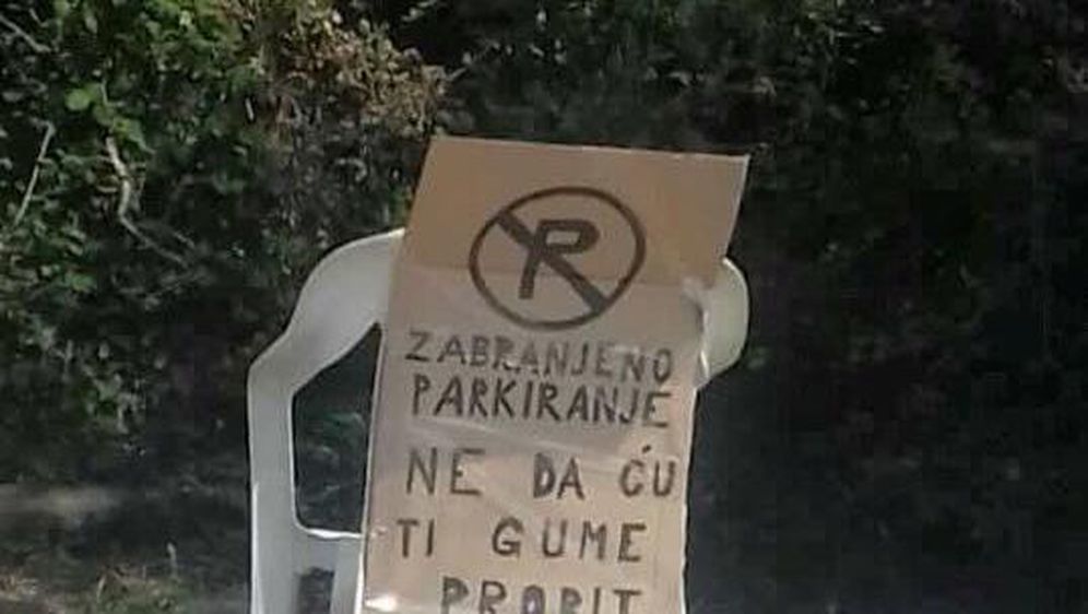 Zabrana parkiranja (Foto: Facebook)