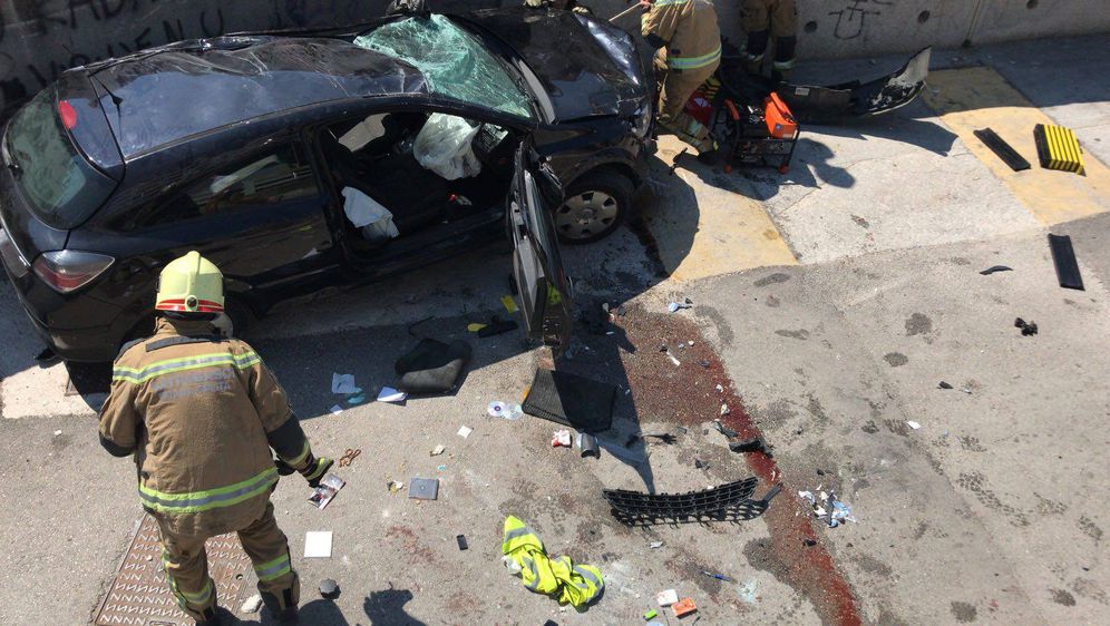 Prometna nesreća u Splitu (Foto: čitatelj)