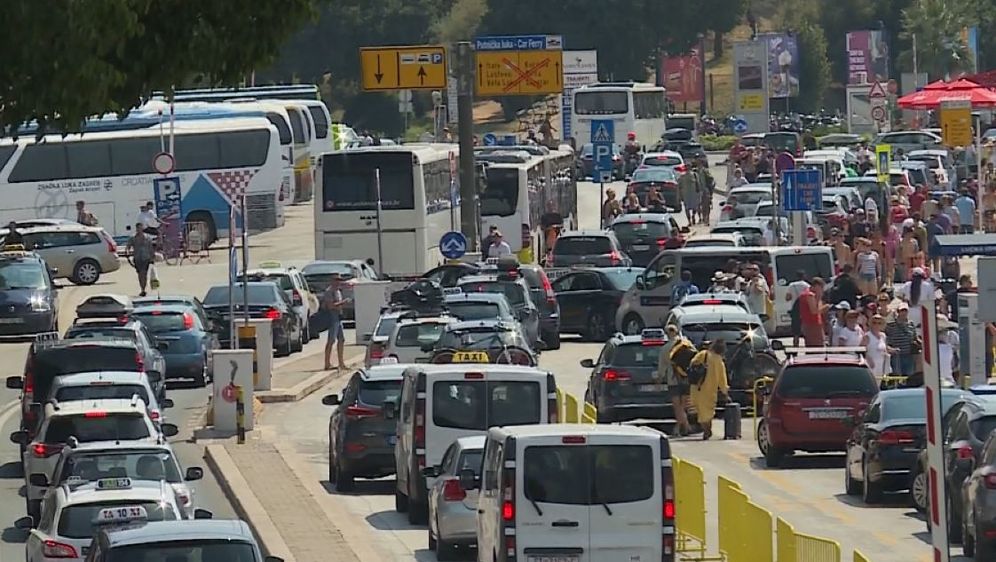 Gužve u Splitu (Foto: Dnevnik Nove TV) - 1
