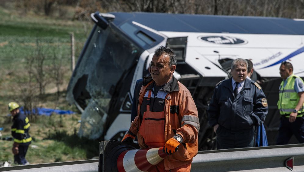 Autobusna nesreća u Bugarskoj (Foto: AFP)