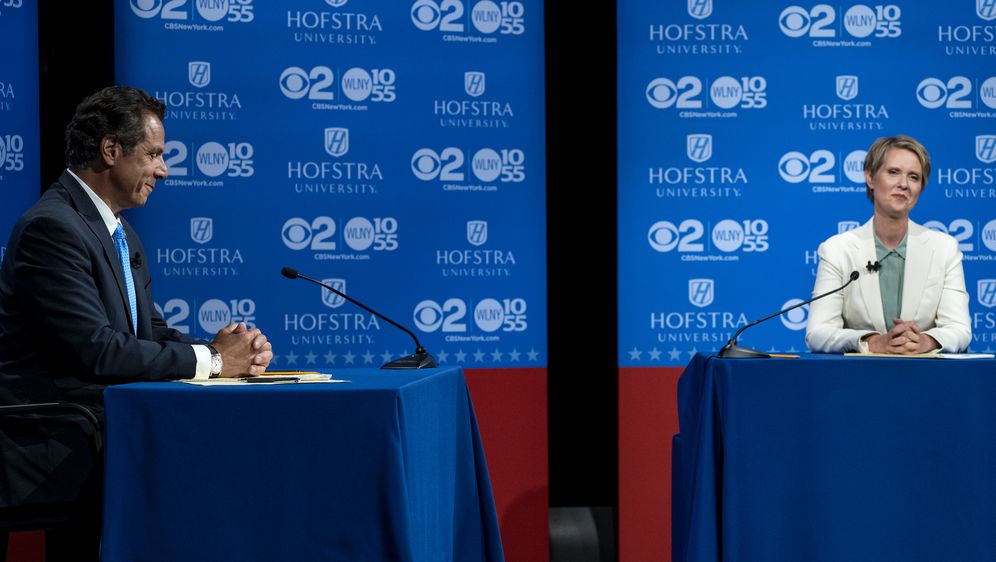 Andrew Cuomo i Cynthia Nixon (Foto: AFP) - 1