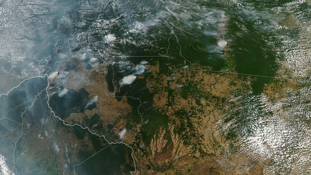 Snimke iz svemira požara u Amazoni (Foto: NASA)