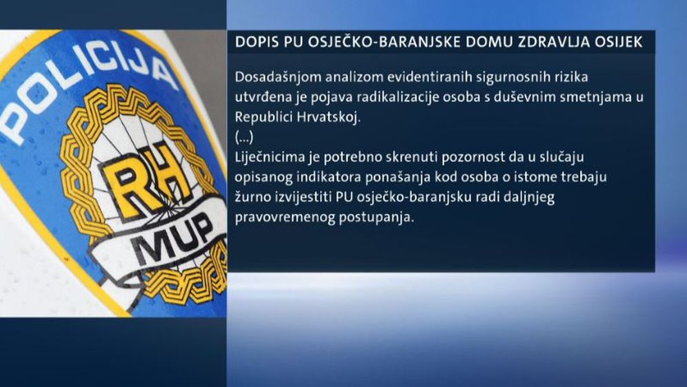 Dopis policijske uprave Osiječko-baranjske (Foto: Dnevnik.hr)