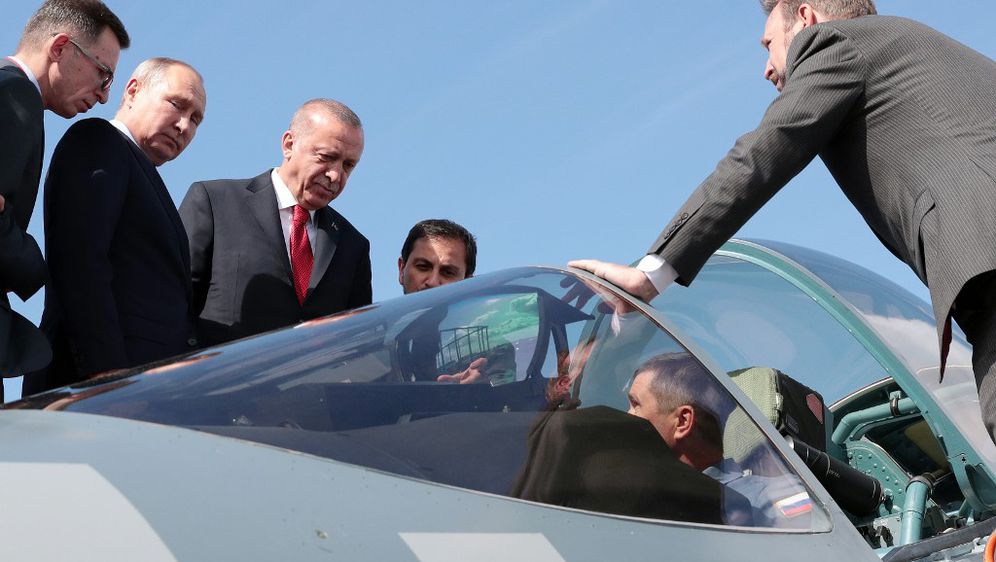 Recep Tayyip Erdogan razgledao SU-57 (Foto: AFP)