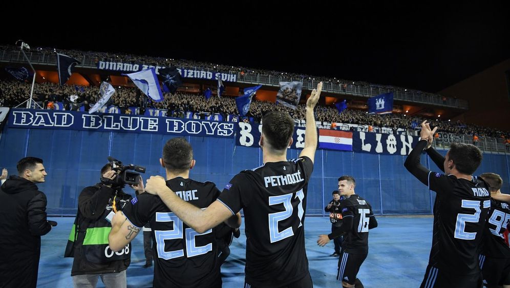 Dinamo slavi pobjedu protiv Benfice (Photo: Marko Lukunic/PIXSELL)