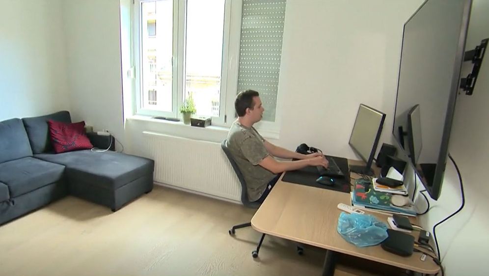 Rad od kuće, ilustracija