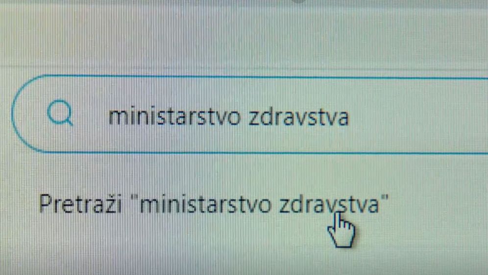 Pretraživanje Ministarstvo zdravstva