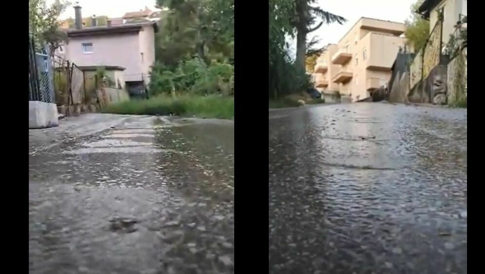 Puknute cijevi u Ulici Bukovački krč - 4