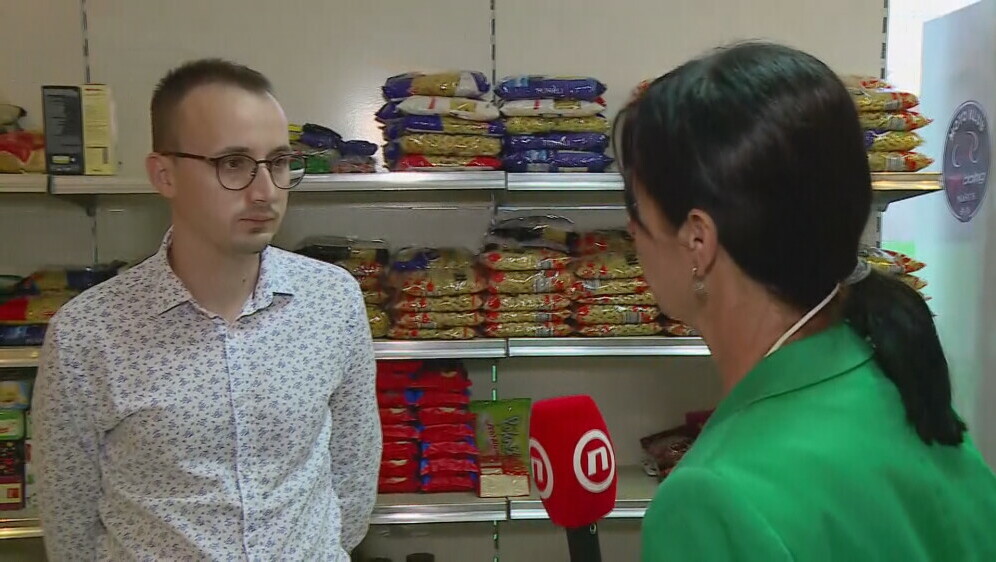 Robert Krešić, predsjednik Udruge Dar dobrote, i Marina Bešić Đukarić