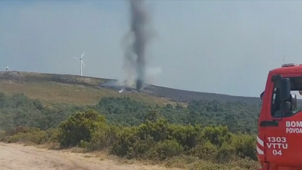 Vatreni tornado u Portugalu