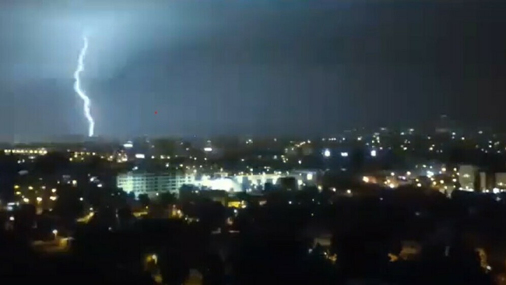 Grmljavinsko nevrijeme u Zagrebu, ilustracija - 1