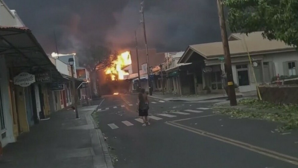 Požar na Havajima, ilustracija - 1