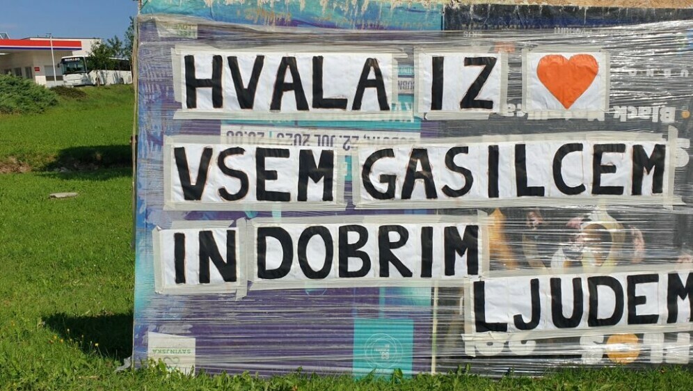 Poruke zahvale na slovenskim cestama