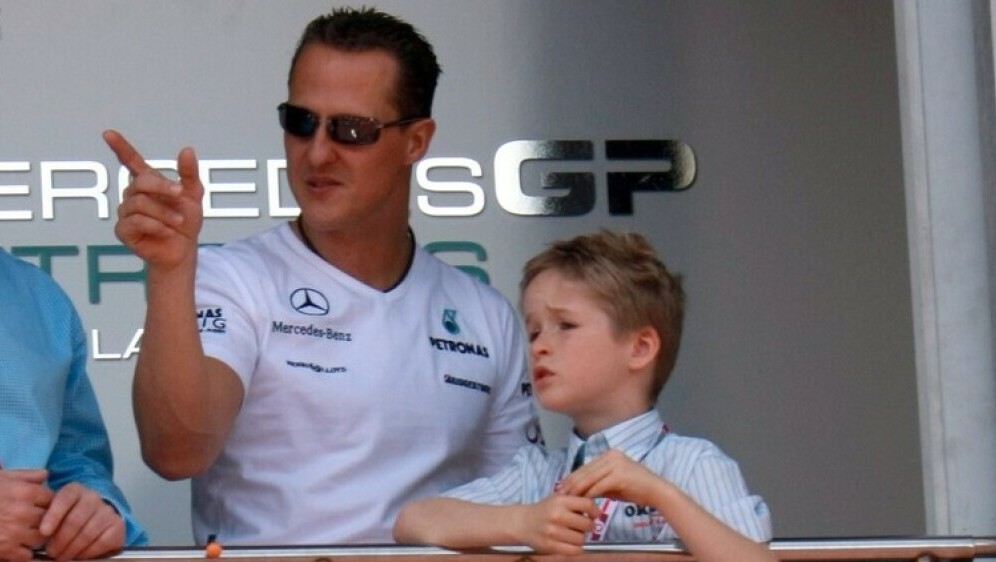 Mick i Michael Schumacher