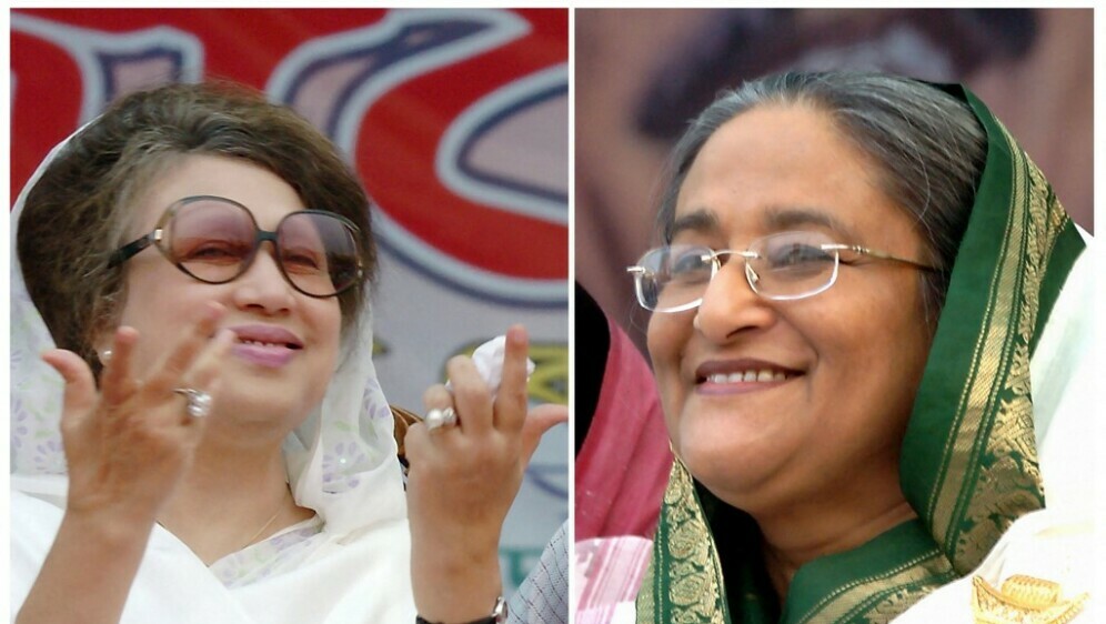 Khaleda Zia, Sheikh Hasana