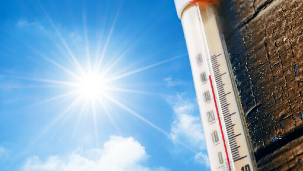 Sunčano i vruće vrijeme