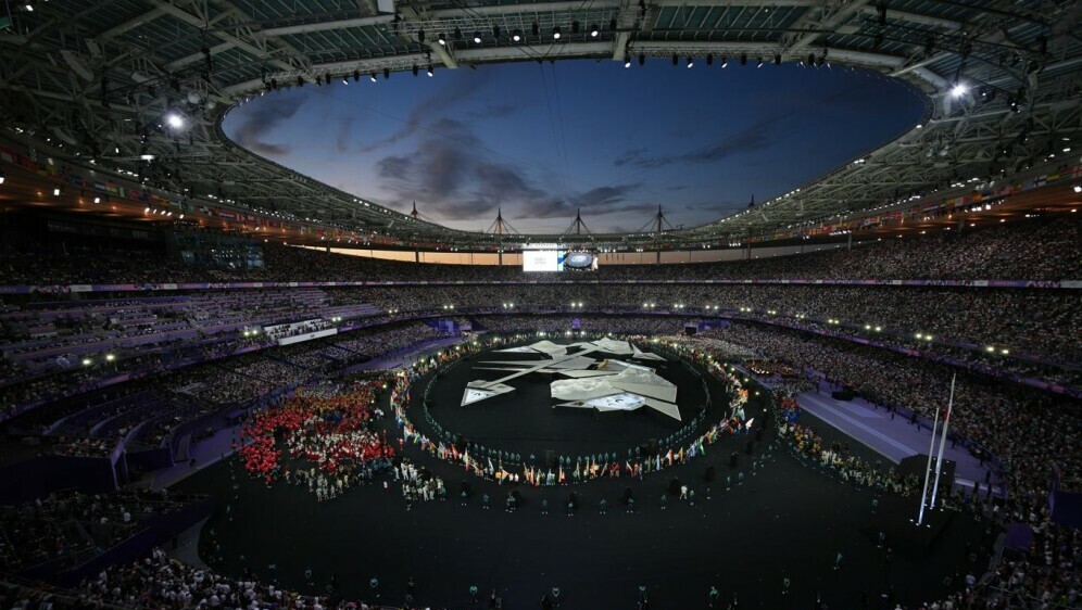 Brojna publika i sportaši na Stade de France