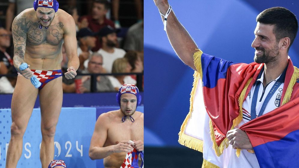 Novak Đoković i Hrvatska vaterpolo reprezentacija