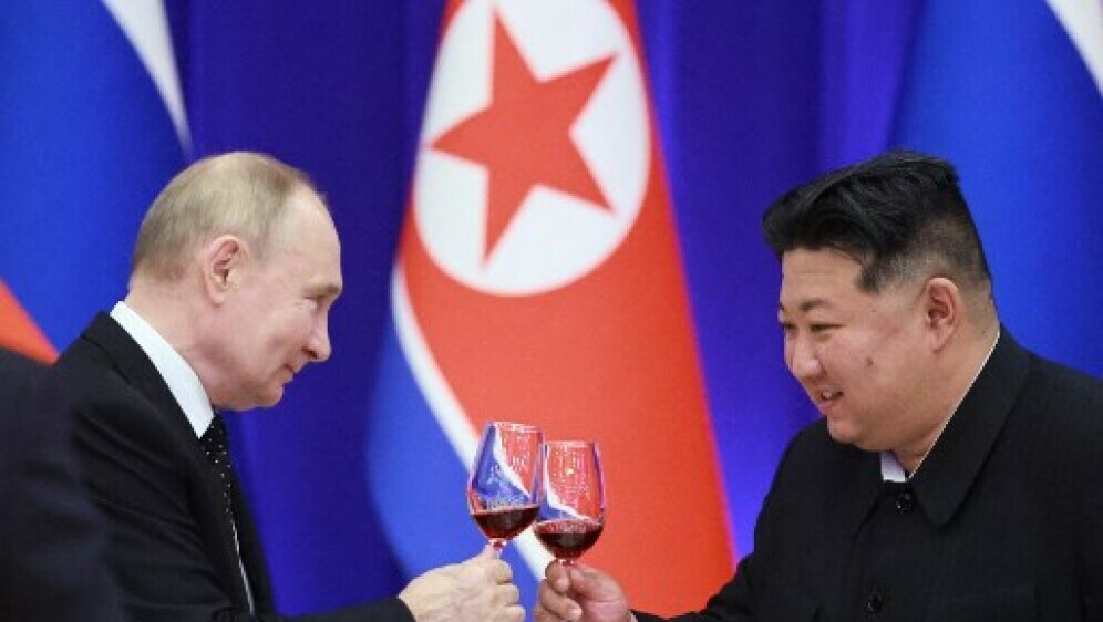 Kim Jong Un i Vladimir Putin