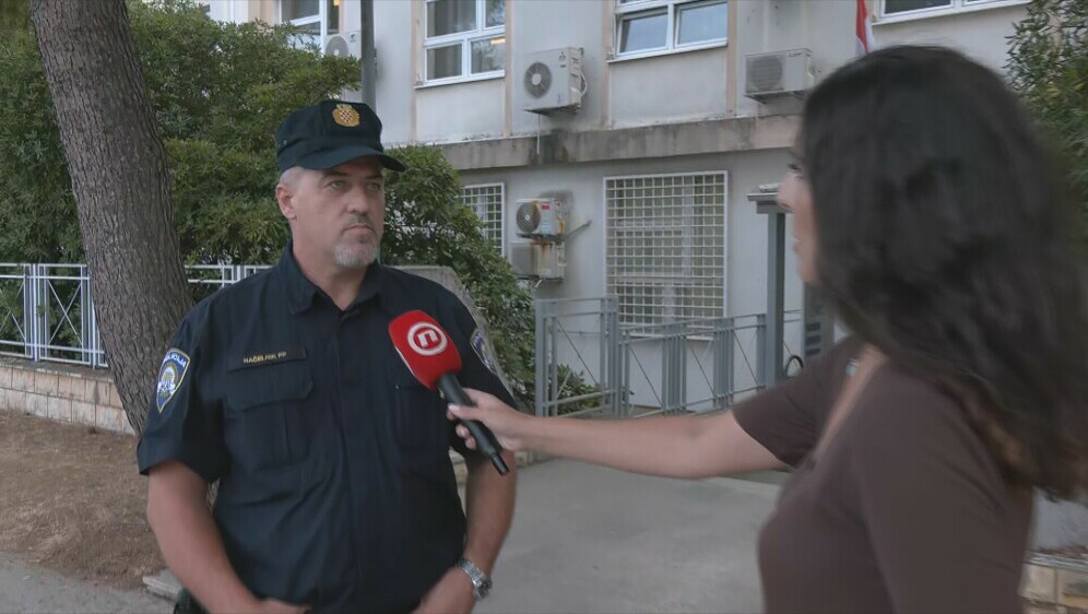 Dražen Malčić i Bruna Papić, reporterka Dnevnika Nove TV