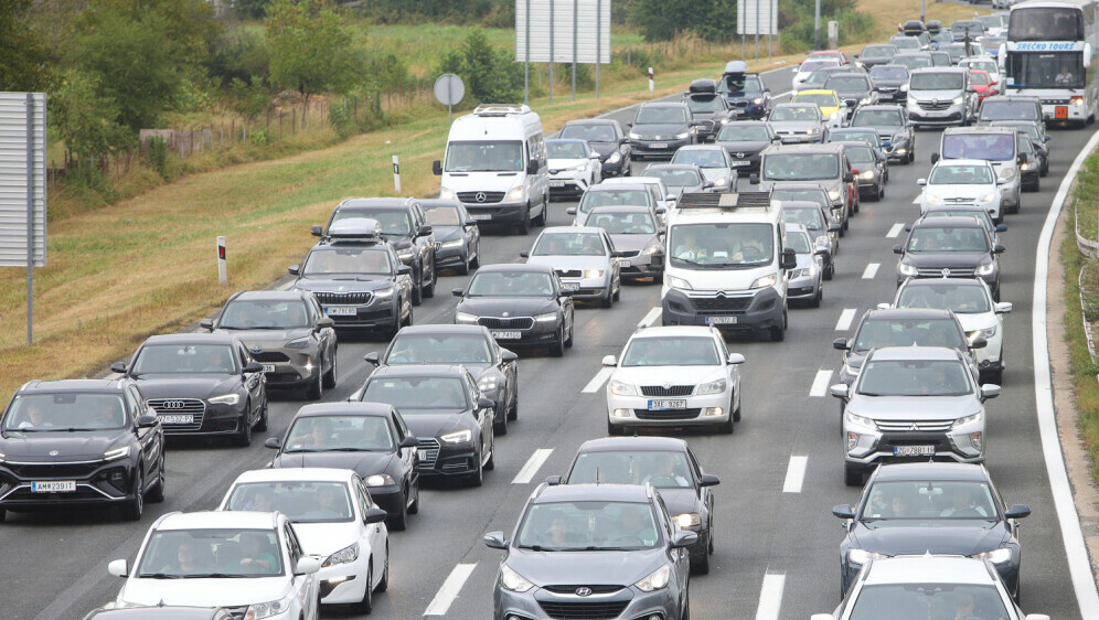 Gužve na autocesti, ilustracija