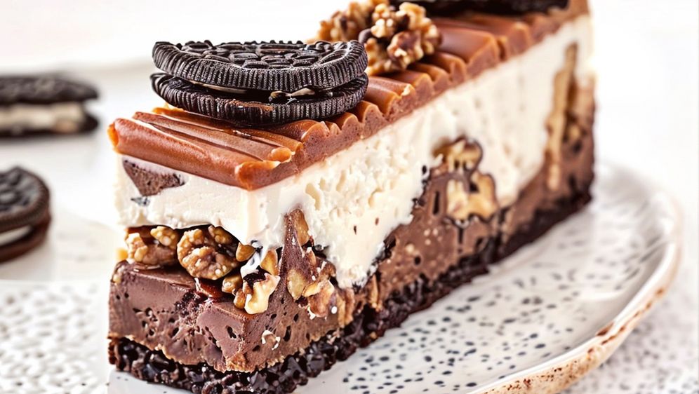 Oreo cheesecakle s čokoladom i orasima