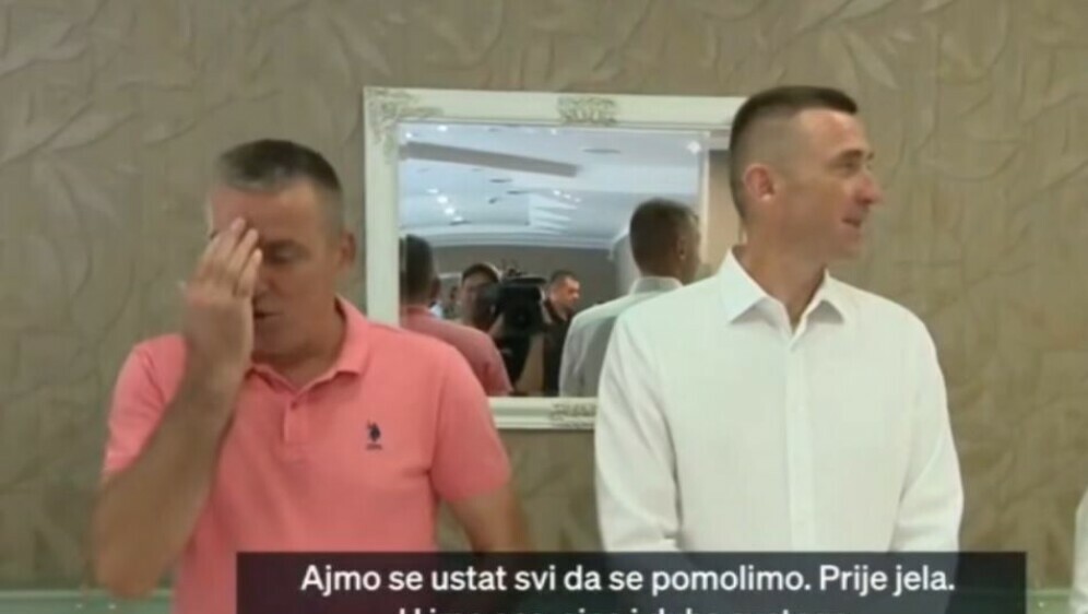 Stipo Mlinarić Ćipe križa se prije jela