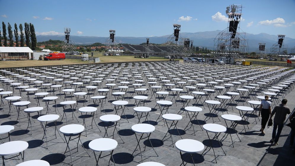 Pripreme za koncert Thompsona u Sinju - 47