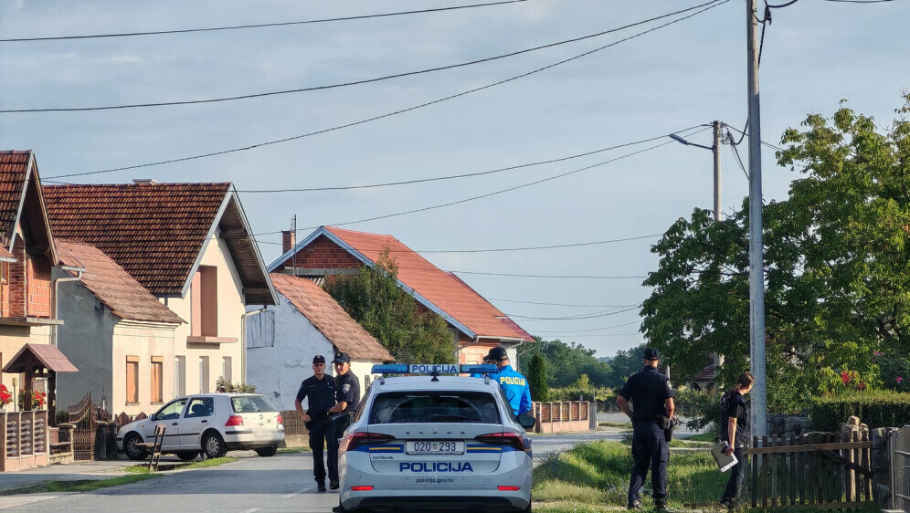 Policijski očevid u Bereku kod Garešnice