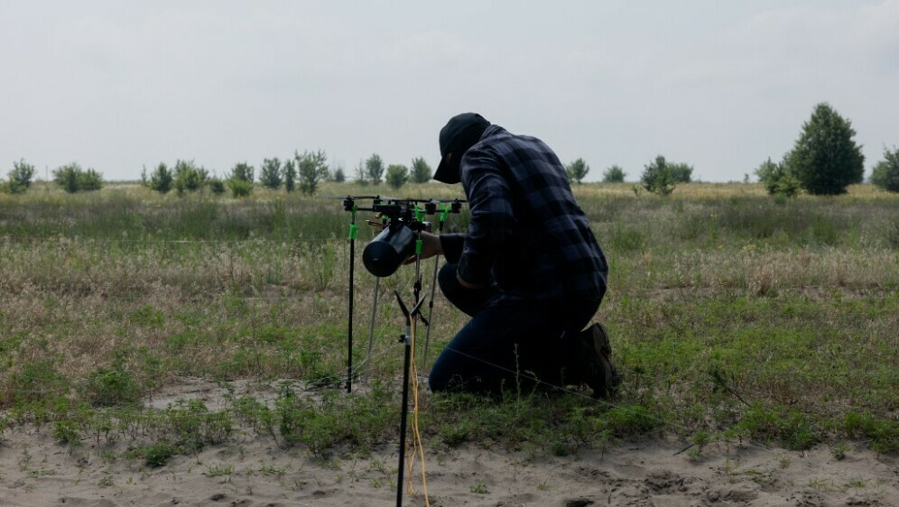 Ukrajinski dron, ilustracija