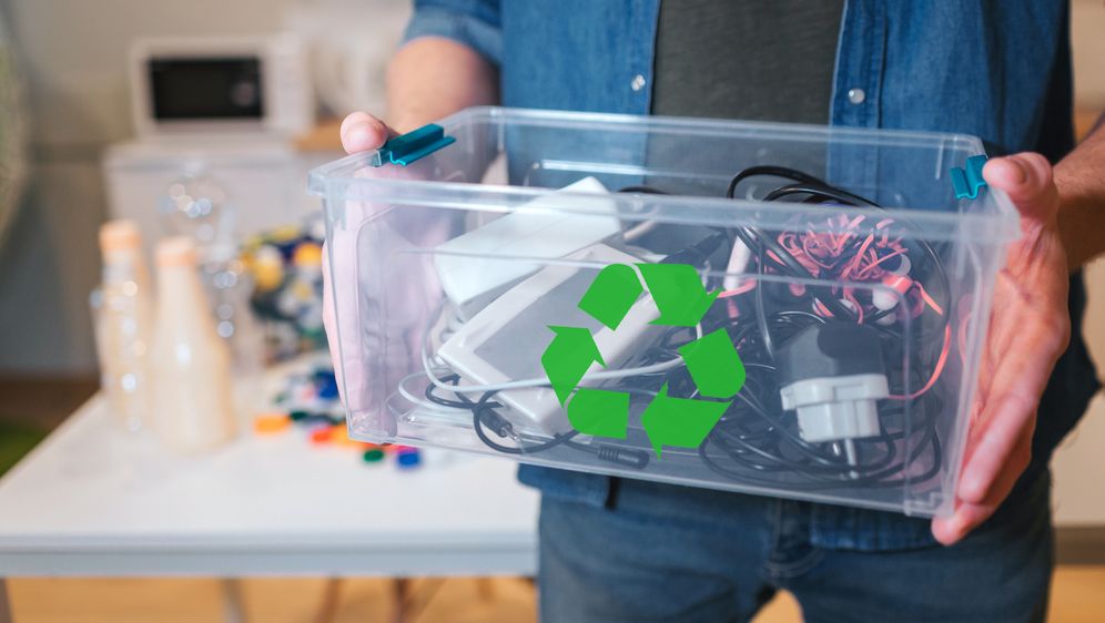 Recikliranje e-otpada, ilustracija