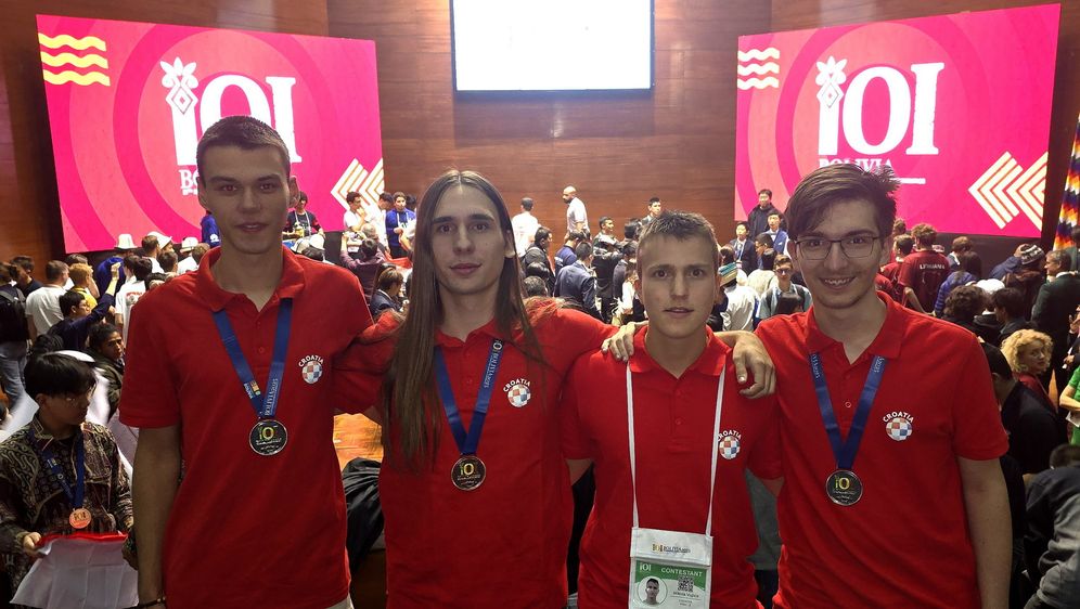 Lovro Tunjić, Fran Škarica, Nikola Vujica i Dino Hadžić