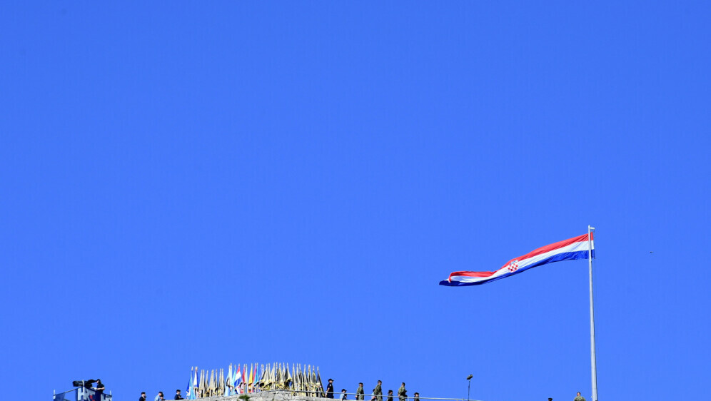Zastava na kninskoj Tvrđavi