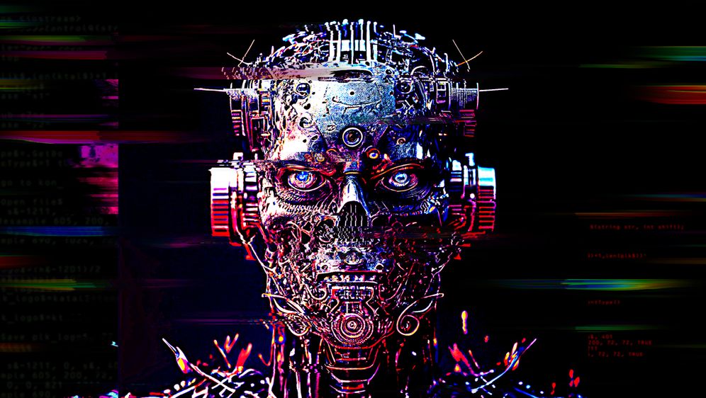 Opasan robot, ilustracija