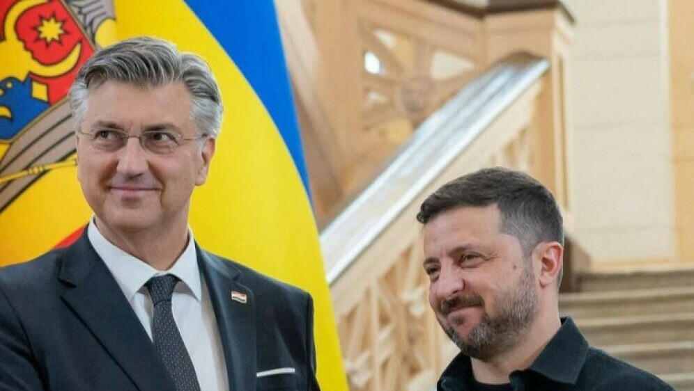 Andrej Plenković i Volodimir Zelenski