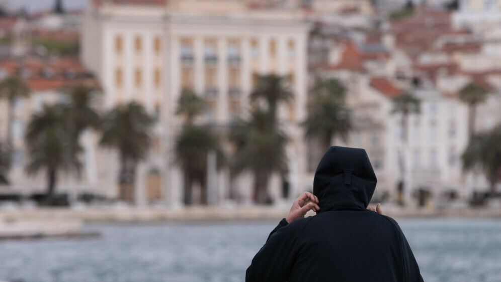 Bura u Splitu, ilustracija