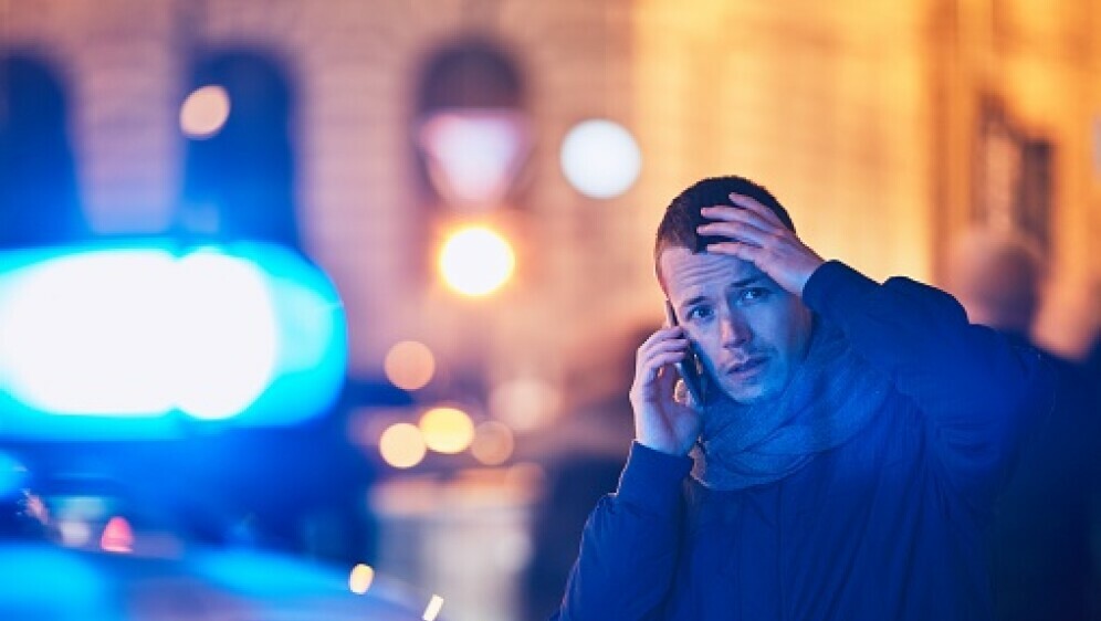 Poziv policiji, ilustracija