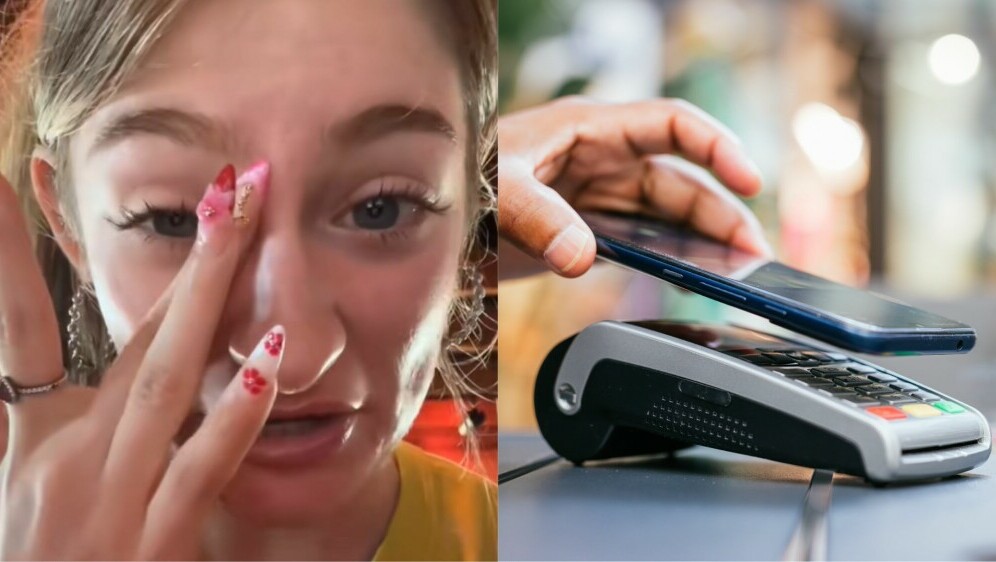 Konobarica Kaylee Silva i beskontaktno plaćanje mobitelom